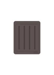 كوزموبلاست سيدارغرين خزانة تخزين من 5 طبقات مع أدراج وعجلات مقاس 50 × 40 × 114 سم - بني داكن