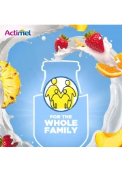 Actimel Multi-Fruit Flavored Low Fat Dairy Drink 93ml Pack of 4