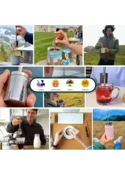 FinalPress Original Coffee Tea Maker Portable Stainless Steel Micro French Press Patented 3in1 Technology for Hot Iced Cold Brew Perfect for Home Camping Travel UPGRADED V2