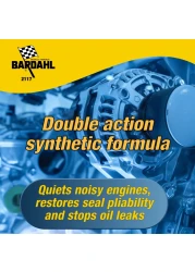 Bardahl 2117 NoSmoke StopLeak Motor Oil Additive Treatment for Oil Burning Excessive Exhaust Smoke Engine Oil Leak Sealer Stop Smoke Quiet Noisy Engines While Restoring Engines 16 fl oz