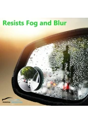 AL ARQAM Blind Spot Car Mirror 2 Pack-2 Inch Round Rear View Convex Mirrors, Off Color