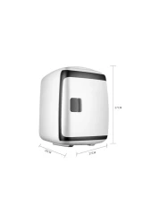 Portable Mini Car Fridge Cooler and Warmer Quiet Compact Personal Fridge for Cosmetics Milk Fruit Food for Car Home Office