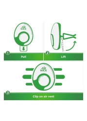 إيرويك مشبك تنفيس معطر للسيارة برائحة السيارة الجديدة 2.5 ملل.