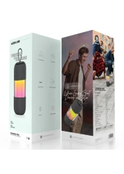 Green Lion Change Pro RGB Portable Speaker, 4000mAh Battery, 20W Power, IPX7 Waterproof, Extra Bass, 52mm Speaker, 6H Playtime, True Wireless Stereo, Bluetooth V5.3 - Black
