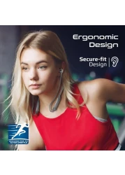 High-Fidelity Liquid Silicone Wireless Neckband Earphones
