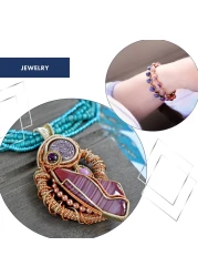 Beadalon German Style Wire Square Silver Plated 20 Gauge032 in2 m65 ft