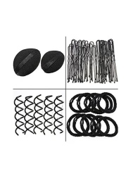 Hair Braiding Tool Hair Accessories For Women Hair Styling Set Hair Topsy Tail Tools Haircut Clamp Hair Bun Maker Hairpins Roller Braid Twist Sponge Hair Design Styling Tools for Hair Styles