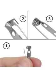 100pcs Brooch Badge Make Latch Findings DIY Tool Back Safety Catch Bar Pin 20 Mm