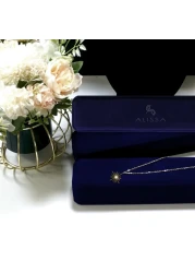 Aiwanto Necklace Gold Neck Chain With Simple Pendant Womens Gilrs Fashion