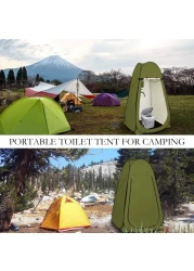 Pop-Up Privacy Tent &ndash; Instant Portable Outdoor Shower Tent, Camp Toilet, Changing Room &amp; Rain Shelter with Window &ndash; Foldable with Carry Bag