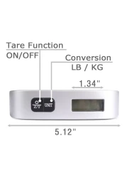 Weighing Scale 1Pc 50Kg 10G Electronic Portable Digital Luggage Weight Hanging Scale Travel