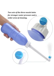 Portable Shattaf 650ml Travel Bidet Sprayer &ndash; Handheld Spray Bottle for Personal Hygiene, Toilet Cleaning, and On-the-Go Use &ndash; Ideal for Men &amp; Women