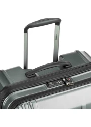 ديلسي كروز، حقيبة سفر كابينة بعجلات متحركة 4 وبغلاف صلب، بمقاس 58 سم، باللون البلاتيني