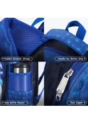 Eazy Kids T-Rex School Bag-Blue