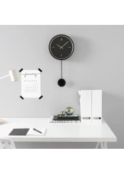 Wall Clock Black 26 Cm/20 Pack