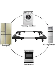 Machine Stand Adjustable Moving Roller for Home Appliances Washing Machines Refrigerators Dryers Dishwashers Heavy Power Tools and Equipment with Wheels