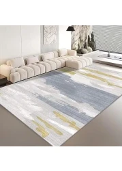 Vital Area Rugs Soft Modern Rug Carpet Geometric Stripe Rug Non Slip Modern Carpet, Abstract Printed Floor Rugs for Home Decorative, Soft &amp; Non-Slip &amp; Washable Indoor Mat (K-318, 160 x 230 cm)