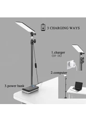 Foldable LED Fishing Light, Outdoor Lamp with Stand, Portable USB Charging, Long Lasting, Water Resistant Floor Lights for Garden, Patio, Camping, Tent, Reading or Living Room