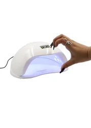 SUN5 UV LED Nail Lamp 2.0-48W Smart Painless Curing, Gel Polish Dryer - White