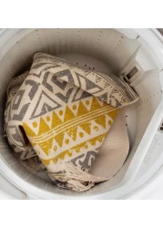 Mei Homecenter Ethnic Style Handwoven Tassel Carpet For Living Room Bedroom, Multicolor (Size 60&times;90CM)