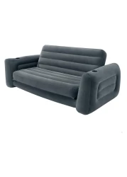Yeasha,Inflatable Pull Out Sofa Chair Sleeper That Works As A Air Bed Mattress Twin.