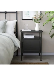 Bedside Table Anthracite 45X36X59cm