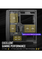 Antec Df700 Flux Argb Cabinet (Black)