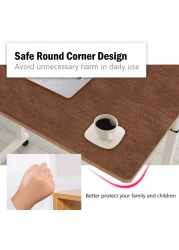 ECVV Mobile Side Table Movable Adjustable Laptop Computer Desk with Wheels Rolling Cart Portable Beside Sofa Couch Bed C-Shaped Dinner Tray Tables End Table for Living Room Bedroom