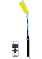 Conpex 360&deg; Light Camping Light 800W, Multifunction Outdoor LED Fishing Rod Light 5M Camping Lantern Lamp with IR Remote 3 Modes-High Power Camping Light