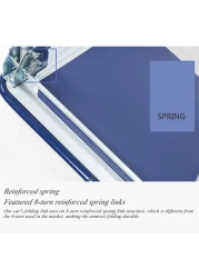 Showay Heavy Duty Folding Trolley Cart 150Kg Platform Flat Hand Barrow Sack Warehouse Folding Platform Trolley