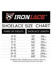 IRONLACE Unbreakable Round Bootlaces Indestructible Waterproof Fire Resistant Boot Shoe Laces 1500Pound Breaking StrengthPair Black 54Inch 32mm Diameter 1Pair