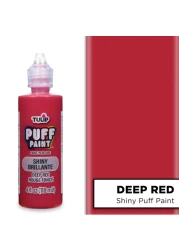 Tulip 41402 Dimensional Fabric Paint 4oz Slick Deep Red