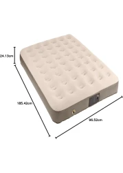 مرتبة هوائية Coleman QuickBed Elite Extra-High مع مضخة مدمجة - مقاس كبير، مرتبة هوائية مريحة ومتينة للتخييم والاستخدام المنزلي والسفر، سهلة التركيب والنفخ