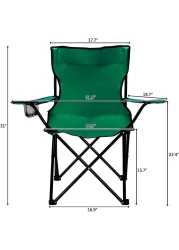 Rubik Folding Beach Chair Foldable Camping Chair with Carry Bag for Adult, Lightweight Folding High Back Camping Chair for Outdoor Camp Beach (Red)