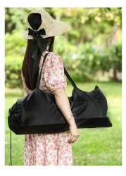 Brown Folding camping table carbon steel portable roll-up picnic table for 4-6 person BBQ Party Large Size 120*60*45cm