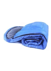 Jannah Outdoor Camping Summer Sleeping Bag 200g Envelope Hooded Sleeping Bag (Blue)