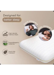 كومفورتو كلاسيك 60*40*13 وسادة رغوة الذاكرة، شكل كلاسيكي، حواف ذهبية اللون.