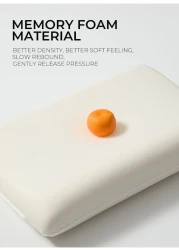 Generic Ergonomic Memory Foam Pillow, Contour Neck Cervical Pillow For Sleeping, Orthopedic Neck Support, Relief from Neck And Shoulder Pain Comfortable For Side, Back, Stomach Sleepers