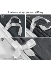 Fabienne Duvet Cover for Weighted Blanket 60"x80" Soft and Breathable Duvet Cover with Zipper Suitable for 150x200cm Weighted Blankets Washable Cover White