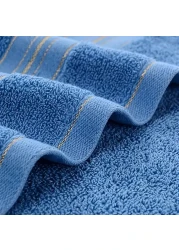 1pc - Luxury Soft 100% Cotton 400 GSM Bath Towels for Beach, Spa, Hotel, Bathroom 70 x 140cm (Lake Blue)