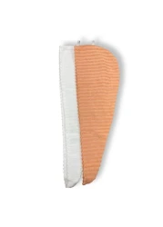 1Chase Ribbed Hair Towel Wrap, 100% Cotton, Bath Shower Head Towel, Quick Magic Dryer, Coral