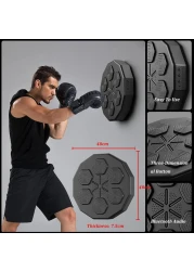 Max Strength Wall Mounted Boxing Training Machine Smart Music Boxing Pads