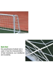 YALLA HomeGym Soccer Goal Net 4ft x 2.5ft, Outdoor Backyard Football Goal Post Net, Portable Soccer Goal Net