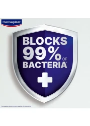 Hansaplast Universal Plasters Water-Resistant &amp; Strong Adhesion 20 Strips Pack of 2