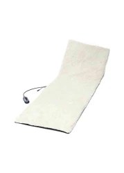 سجادة اهتزاز كهربائية لكامل الجسم مع وسادة مساج للرقبة ووسادة تدليك مع 9 محركات اهتزازية مُدفأة شياتسو مدلك يخفف من التوتر أو التوتر في الكتف والظهر