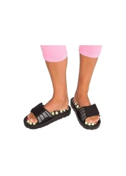 Acupressure Foot Relaxer/Foot Massager Slipper/Spring Acupressure Magnetic Therapy Sandals/Rotating Acupressure Foot Slippers for Men &amp; Women