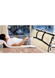 Bed Mattress Body Head, Neck, leg Massager with 9 Motor Vibrator &amp; 9 Soothing Heat,Heated Shiatsu Massager, Relieves Stress or Tension