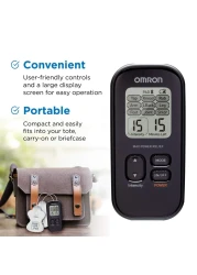 OmronMax Power Relief TENS Unit Muscle Stimulator Simulated Massage Therapy for Lower Back Arm Shoulder Leg Foot and Arthritis Pain DrugFree Pain Relief PM500
