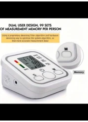 Radiotronics Blood Pressure Monitor Digital Wrist Blood Pressure Machine Automatic Cuff BP Detector 2x99 Readings Memory Large Display Voice With Carrying Case