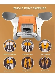 Automatic Rebound Ab Abdominal Exercise Roller Wheel, with Elbow Support and Timer, Abs Roller Wheel Core Exercise Equipment, for Men Women